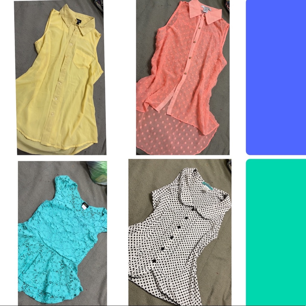 Bundle of 4 Tops size S